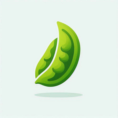 Green leaf icon. Ecology symbol. Vector illustration. Natural product.のイラスト素材