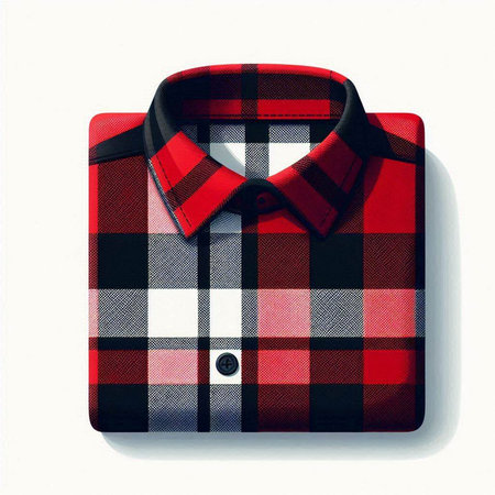 Men's shirt isolated on white background. Clipping path included.のイラスト素材