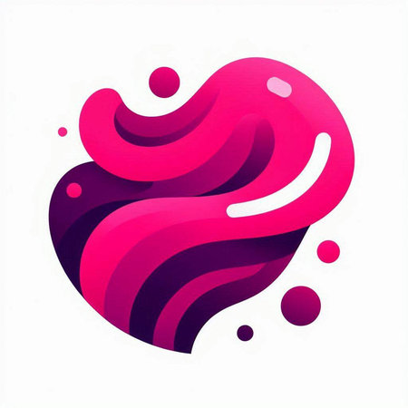 Abstract colorful liquid shape. Template for your design. Vector illustration.のイラスト素材