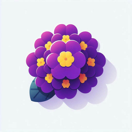 Flower icon on white background. Vector illustration. Eps 10.のイラスト素材