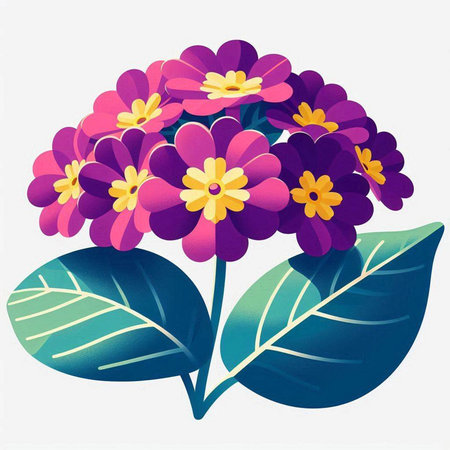 Beautiful flower in watercolor style. Vector illustration for your designのイラスト素材