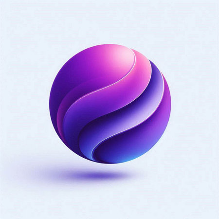 Abstract 3d sphere. Vector illustration. Design element for poster, flyer, brochure, leaflet.のイラスト素材