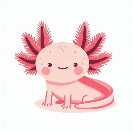 Cute cartoon monster. Vector illustration isolated on a white background.のイラスト素材