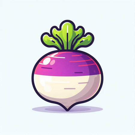 Beetroot vector illustration. Isolated on a white background.