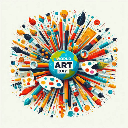 Back to school background with school supplies. Vector illustration eps10のイラスト素材