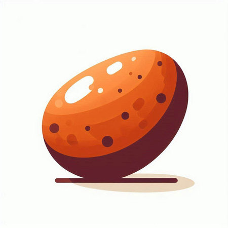 Easter egg isolated on a white background. Vector illustration. Eps 10.のイラスト素材