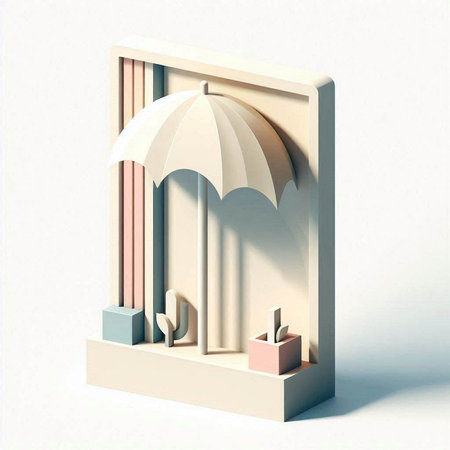 White USB charger on the white background. 3d rendering. Computer digital drawing.のイラスト素材