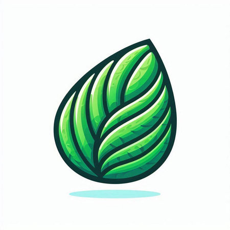 Leaf icon. Hand drawn vector illustration. Outline style.のイラスト素材