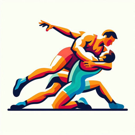 Rugby player with ball. Sport vector illustration on white backgroundのイラスト素材