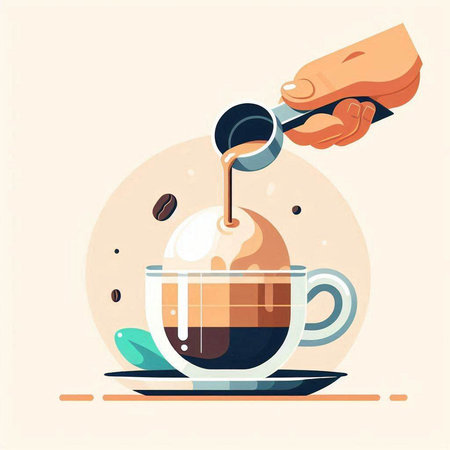 Steak with a leaf on a white background. Vector illustration.のイラスト素材