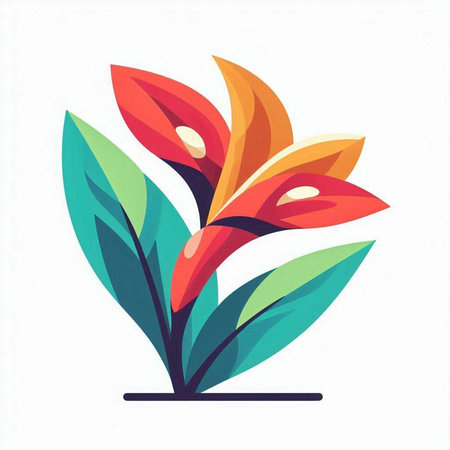 Colorful abstract floral background. Vector illustration for your graphic design.のイラスト素材