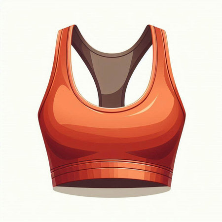 Sportswear isolated on white background. Cartoon style. Vector illustration.のイラスト素材