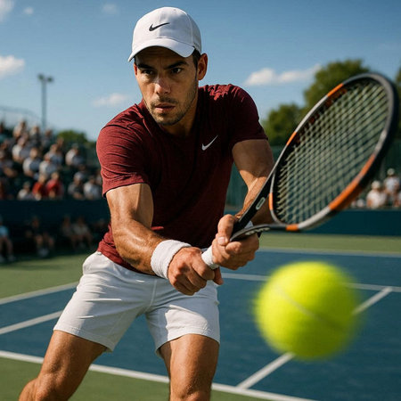 Grand Slam champion Roger Federer practices for US Open 2019 at Billie Jean King National Tennis...