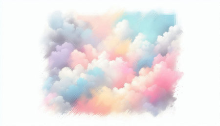 Abstract colorful watercolor for background. Digital art painting. Illustration.