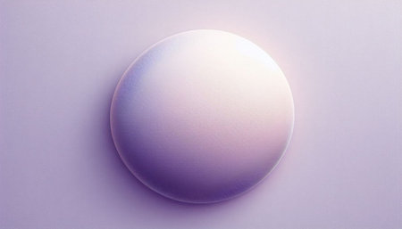 3d rendering of a purple sphere in the middle of a purple background