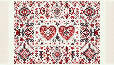 Ikat geometric folklore ornament. Oriental vector damask pattern. Ancient art of Arabesque. Tribal...