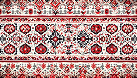 Tribal vintage ethnic carpet seamless pattern. Can be used as background