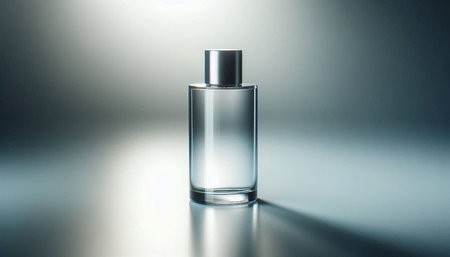 Perfume bottle mockup on white background, 3d render