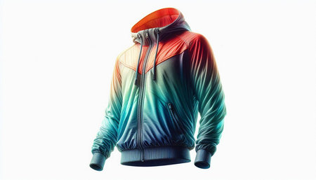 Hoodie on a mannequin isolated on a white background