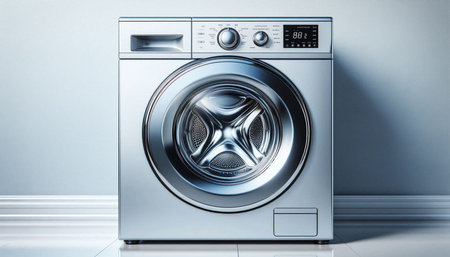 Washing machine. 3d illustration. 3D CG. High resolution.
