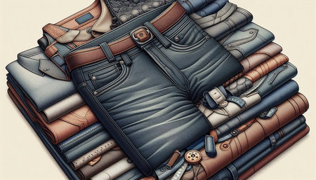 Leather handbag in leather case, 3d rendering. Computer digital drawing.
