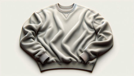 Baseball jersey on a white background. 3D Rendering.