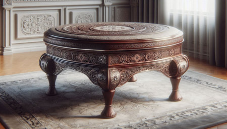 Furniture in the interior of the living room. Classic furniture.