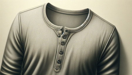 Close-up of a men's shirt. Toned image.