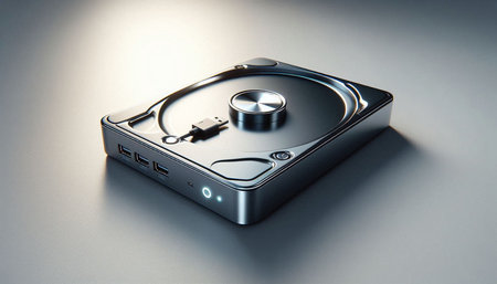 3d rendering of a turntable isolated on a white background