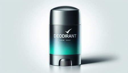 Deodorant deodorant bottle mockup, 3d illustration
