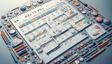 Mechanical instruments and tools in a repair shop. Repair and maintenance concept.