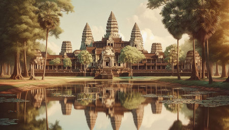 Angkor Wat, Siem Reap, Cambodia, Southeast Asia