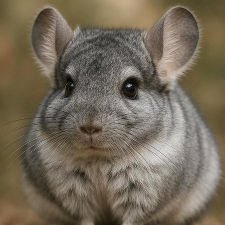 Gray chinchilla (Chrysaerophorus chinchilla)