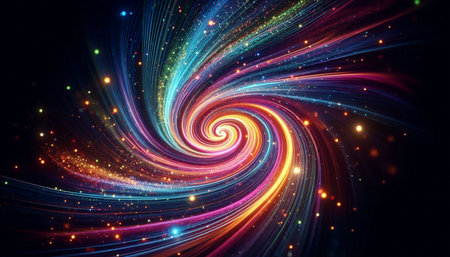 Abstract fractal. Fractal art background for creative design. Decoration for wallpaper, desktop,...