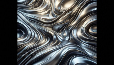 3d illustration of abstract wavy background for multiple projects like science, music, art,...