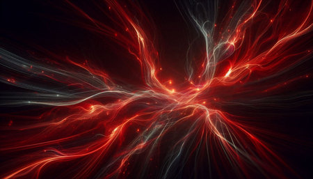 Abstract fractal. Fractal art background for creative design. Decoration for wallpaper, desktop,...