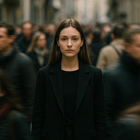 A model walks the runway at the Fendi show during Milan Women's Fashion Week in Milan.の写真素材