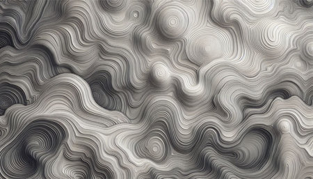 3d rendering, abstract wavy background, computer-generated image.