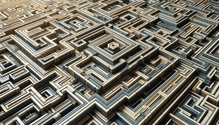 3d rendering of abstract geometric composition,digital art works. Computer generated image.