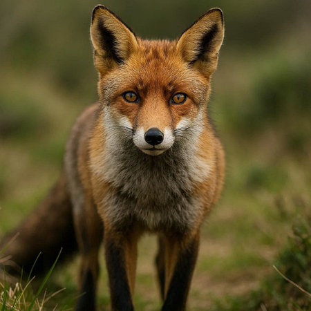 Close-up of a red fox (Vulpes vulpes)