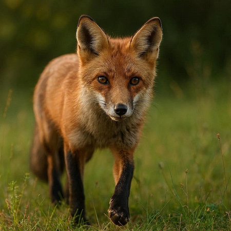 Portrait of a red fox (Vulpes vulpes)