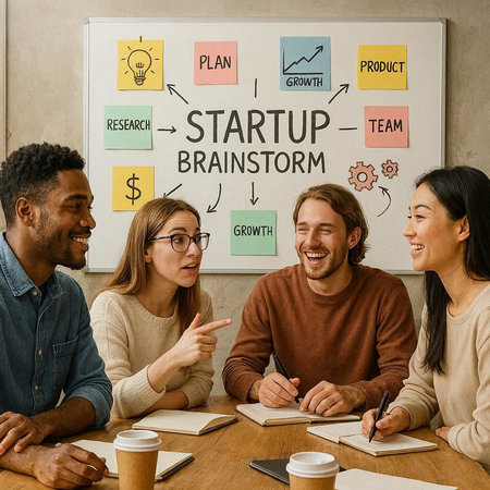 Startup Business Plan Strategy Diagram Word Diagrams Icon Concept