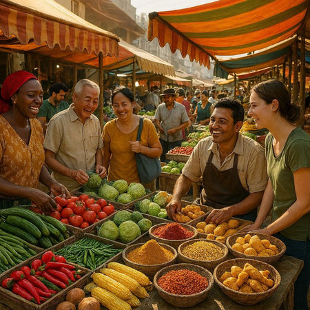 Local market in Mandalay, Myanmar.