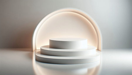 Pedestal for display,Platform for design,Blank product stand