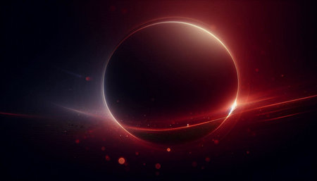 abstract galaxy with glowing stars and space dust on dark technology background