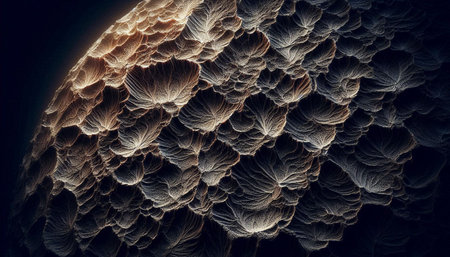 Abstract fractal. Fractal art background for creative design. Decoration for wallpaper, desktop,...