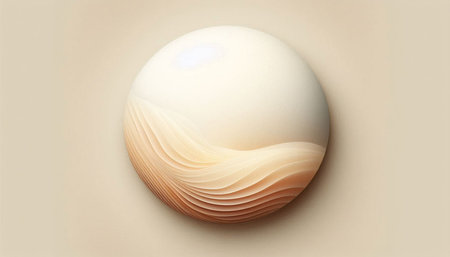 3d rendering of an abstract background with a sphere in the middle
