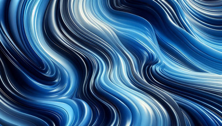 abstract blue background with smooth lines in it, digitally generated image