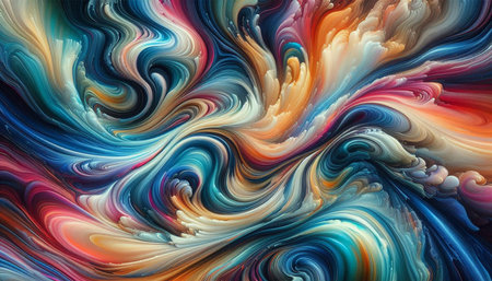 Abstract coloring background of the nature gradient with visual wave and lighting effects