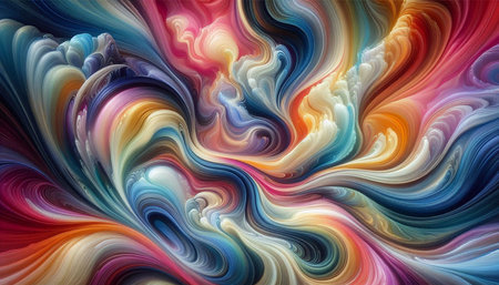 Abstract coloring background of the gradient with visual wave,twirl and lighting effects